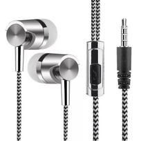 Braided For Wearresistant Headphone Cable Vivo Huawei Oppo Xiaomi And Computers sidabro pilka spalva