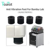 For Bambu Lab P1P/P1S Anti Vibration Feet Pad Anti-slip Anti-Shock Dust-proof Rubber Foot Pad Bamboo Bambulabs X1/X1C 3D Printer 12pcs