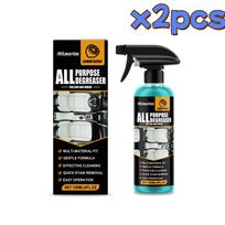 Car Interior Cleaner Stain Remover Odor Eliminator Plastic Leather Care Home All in One Refreshing Automotive Maintenance Spray black