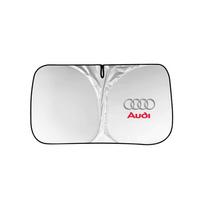 AQ4Car Front Window Sunshade Shield Windshield UV Block Cover For Z4 Sline S3 S4 S5 S6 S7 RS Q2 Q7 Q5 Q3 A4 B8 8P A3 A6 C7 A5 A6L white
