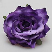 Rose Flower Hairpin Summer Beach Headdress Hawaii Flowers Hair Clips Bohe Bridal Flowers Hair Clips Barrette For Wedding violetinė