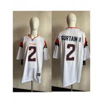 NFL Denver Broncos Short Sleeve Jersey Mens Team Apparel Premium Embroidered Football Shirt New White 2 beige
