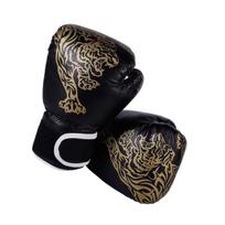 Boxing Gloves Children Grappling Punching Bag Sparring Martial 38x23cm tiger map adult