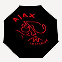 1pc Ajax FC Umbrella, Sun Protection, And UV Shielding. It Has Eight Sturdy Ribs for Outdoor Use And Perfect As a Holiday Gift Three-fold umbrella red