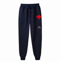 European & American Anime Naruto Akatsuki Autumn/Winter Velvet Sweatpants Small black