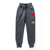 European & American Anime Naruto Akatsuki Autumn/Winter Velvet Sweatpants Medium gray