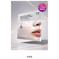 [DAISO] Arocell Collagen Ampoule Gel Masks - Pepta, Mela & Hyal 38g Mela Gel 5 PCS white