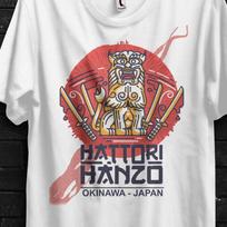 Kill Bill Hattori Hanzo Shirt, Okinawa Japan Kill Bill Hattori Hanzo Tee Shirt,Japan Travel T-Shirt,Vintage Clothing, Cult Movie Fan Gift 110 brown