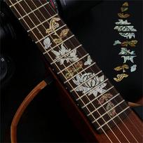 Acoustic Guitar Electric Guitar Guitar Decals Guitar Sticker Fretboard Sticker Cross Inlay Decals 13