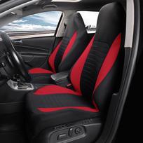2Pcs Front High Back Bucket Seat Covers Universal Car Seat Protector For Peugeot 107 For Citroën C1 For Toyota Aygo For Mazda