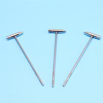 Kalimba Tuning Hammer - Thumb Piano Accessory & Mini Watch Repair Tool Threaded Tuning Hammer gray