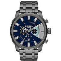 Diesel Men's Stronghold Big Quartz Watch Blue Dial Stainless Steel 51mm DZ4358