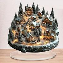 Nešiojama Kalėdų Senelio Sniego Senio Kalėdinė Dekoracija Xmas Daugiafunkcinė Festivalio Dekoracija Naujųjų Metų Stalo Ornamentas Namų Biuro Dekoras gray