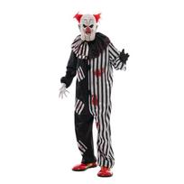 Evil Clown Costume Halloween Stage Performance Adult Cosplay Outfit M L Size 2025 M black