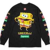 Supreme x SpongeBob x Castelli Racing long-sleeves T-shirt SUP-SS25-250 L white