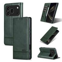 For Honor 600 Pro Global AZNS Magnetic Calf Texture Flip Leather Phone Case For Honor 600 Pro Global tamsiai žalia spalva