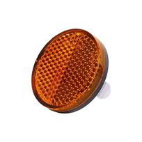 Night Warning Reflector for KuKirin A1 Electric Scooter Safety Reflective Plate Replacement Spare Parts Accessories brown