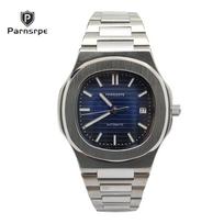 8 Colors Dress 42MM Square Case NH38 Automatic men's Watch blue dial Sapphire Glass Luminous Automatic Watch reloj hombre 40mm black