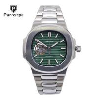 8 Colors Dress 42MM Square Case NH38 Automatic men's Watch blue dial Sapphire Glass Luminous Automatic Watch reloj hombre 40mm gray