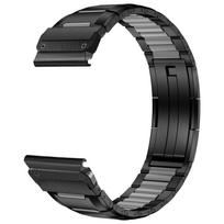 22/26 mm nerūdijančio plieno silikoninė apyrankė, skirta Garmin Fenix 8 47/51 mm 7 7X Pro 6 6X QuickFit apyrankės dirželiui, skirta Epix Gen2 Marq QuickFit 26mm black
