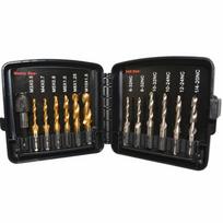 High Hardness Combined Tap Drill Bits Silver Gold Tapping Bits Set  Metal Drilling black