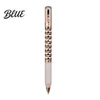 Portable Clip on Fidget Smooth Ballpoint 3D Pen Stationery Deformation Geometric Ergonomic Gift for Men And Women Writing Diamond auksinė