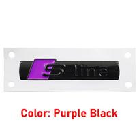 Q3 Sline Logo ABS Car Fender Side Badge For d3 A1 A2 A3 A4 A5 A6 A7 A8 TT S3 S4 S5 S6 S7 Q2 Q3 Q5 Q7 Q8 RS3 Decal Emblem Sticker 1Pcs Sline