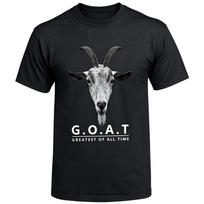 G.O.A.T Visų laikų Geriausias Ožio Galvos Marškinėliai M juoda