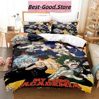 3D Fashion My Hero Academia Bedding Set Duvet Cover Full Queen King Size Pillowcase Bed Printed Bed Set Aldult Kid Single Twin 70x133cm 2pcs