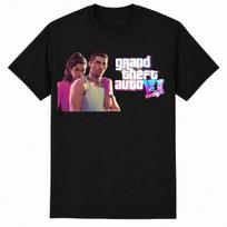 Grand Theft Auto VI GTA 6 Game Logo Tribute T-Shirt - Unisex Cotton Tee XL brown