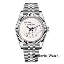 Tandorio 36mm/39mm 20ATM Safyro Stiklo Automatiniai Vyriški Mechaniniai Laikrodžiai Miyota 8215 Dėl Kas Rūpi, Aš Jau Vėluoju 39mm-Glass Back gray