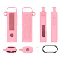 For Fiio SnowSky Echo Nano MP3 Cover Silicone Protective Cover Dustproof Storage Solid Color Case Replacement Accessories rožinė