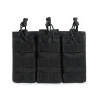 Tactical Triple Molle Magazine Pouches Airsoft AK 7.62 5.56mm M4 AR 15 Rifle Mag Bag Hunting Vest Accessories