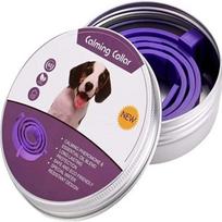 New Release Dog Calming Pheromone Collar Cat Relieve Anxiety Adjustable Comfortable Collar for Puppy Kitten Large Dog Accessorie Dog 62cm Box-Purple