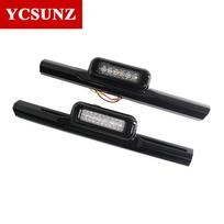 ABS Front Grill Trim With LED For VW Volkswagen Amarok  2024 2025 Double Cabin Car Accessories gloss black with led