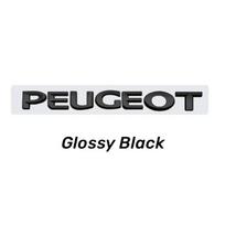 ABS Automobilio Raidės Emblema Galinės Bagažinės Ženkliukas Lipdukas Apdaila Peugeot 107 108 206 207 208 301 306 307 308 407 408 2008 4008 5008 135mm x 13.5mm