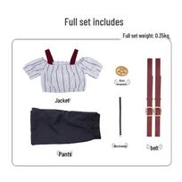 Jujutsu Kaisen Naoya Zenin Samurai Kimono Cosplay Set Medium white