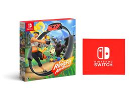 Ring Fit Adventure Switch Nintendo Switch logo design microfiber - (Includes cloth)