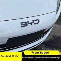 For BYD Seal 6 DMI Seal 06 GT EV Car Front Hood Badge Rear Emblem Covering Styles Modification Black Warrior Logo