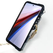 Luxury Armor Metal Aluminum Phone Bumper For Vivo Iqoo Z11 Z10R Z10 Z9S Pro Turbo+ Cover Mechanical Purely Handmade Skull Case vivo iQOO Z10 Turbo juoda