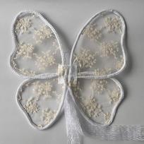 Fairy Wings Stage Performance Costumes Lace Photography Props Butterfly Wings  Cosplay Accessories 01 gray