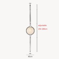 Nordic Designer Garrault Delord LED Floor Lamp Sofa Corner Standing Light Living Room Hotel Indoor Decor Bedroom Bedside Lamp