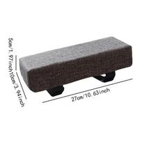 2 Pack Armrest Cushions for Chairs, Foam Pads Elbow Support tamsiai pilka spalva