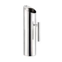 Straight Stainless Steel Water Jug 1/1.5/2L Pitcher Coffee Jug Cold Kettle  Wine 2L sidabras