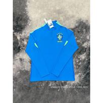 Neymar Brazil National Team Half-Zip Training Jacket Long Sleeve Football Sport Coat Men S