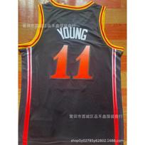 Mens Atlanta Hawks Trae Young 11 City Edition Basketball Jersey Cotton Breathable Sport Wear Adults Medium