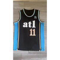 Mens Atlanta Hawks Trae Young 11 City Edition Basketball Jersey Cotton Breathable Sport Wear Adults Small