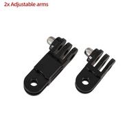 Three-Way Adjustable Arm Extension Pivot Mount For GoPro Hero 13 12 11 10 9 8 SJCAM SJ4000 AKASO Insta360 DJI Osmo Action Camera