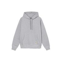 Stussy Contrast Stitch Label Hoodie 118459 L gray