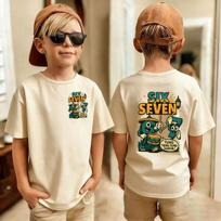 2026 New Cute Funny Six Seven Italian Brainrot 67 Number Graphic Print Pure Cotton Daily T-Shirt Boy/Girl Summer Short Sleeve 100 juoda